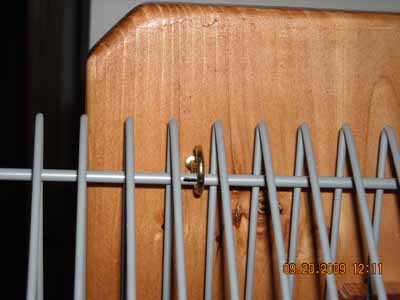 Marked CD rack