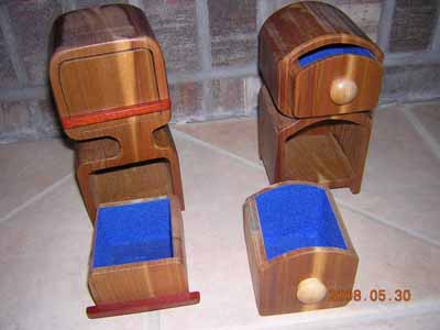 Bandsaw box - opened