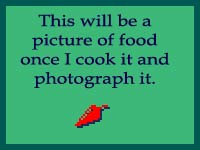 place holder for food